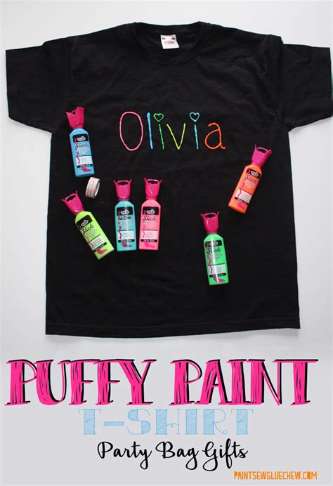 Puffy Paint T-Shirt Extravaganza: Unleash Your Creativity and Style