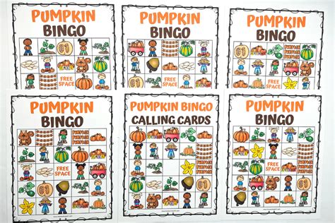 Pumpkin Bingo Free Printable