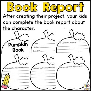 Pumpkin Book Report Template