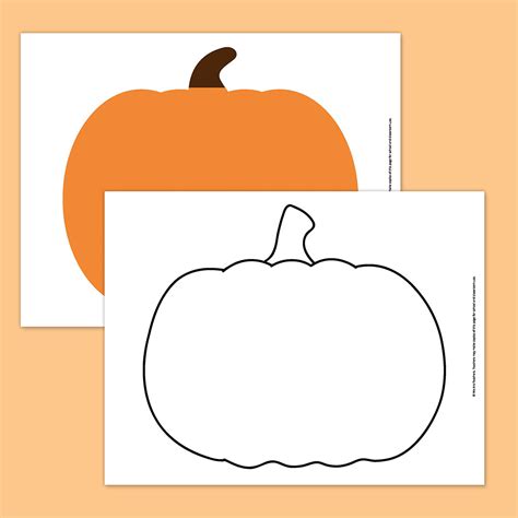 Pumpkin Craft Template