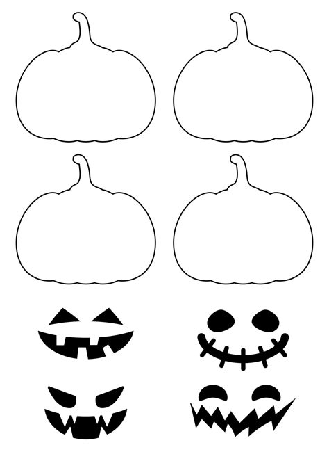 Pumpkin Cutout Template