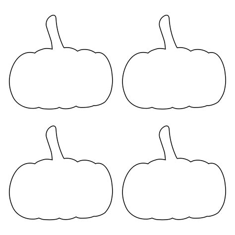 Pumpkin Cutouts Printable