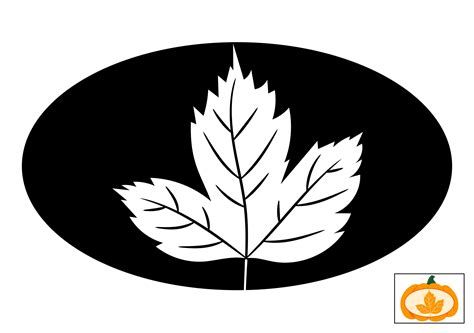 Pumpkin Leaf Template