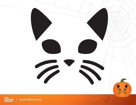 Pumpkin Template Cat