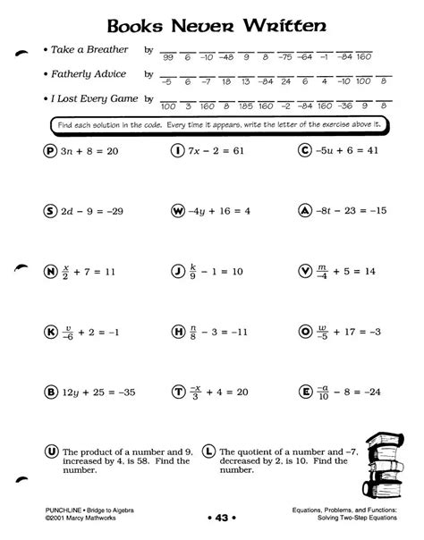 Punchline Algebra Answer Key Kindle Editon