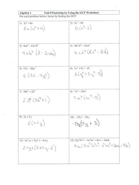 Punchline Algebra B Factoring Answers Kindle Editon