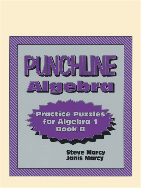 Punchline Algebra Book B Answer Key 2006 Marcy Mathworks Reader