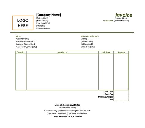 Purchase Receipt Template