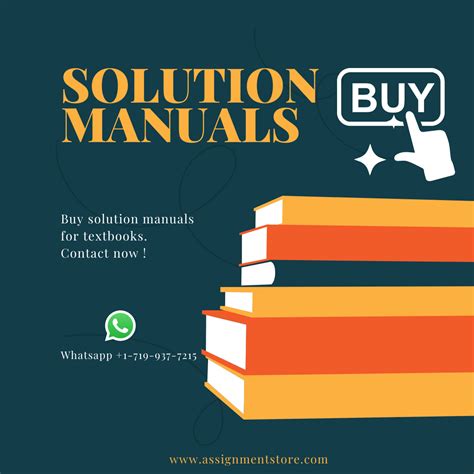 Purchase Solution Manuals PDF