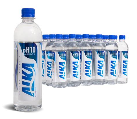 Purchase bottled alkaline water: