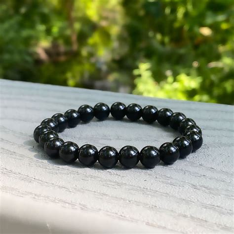 Pure Obsidian Bracelets: