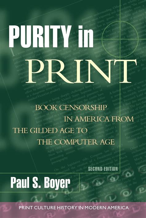 Purity in Print Book Censorship in America from the Gilded Age to the Computer Age Epub