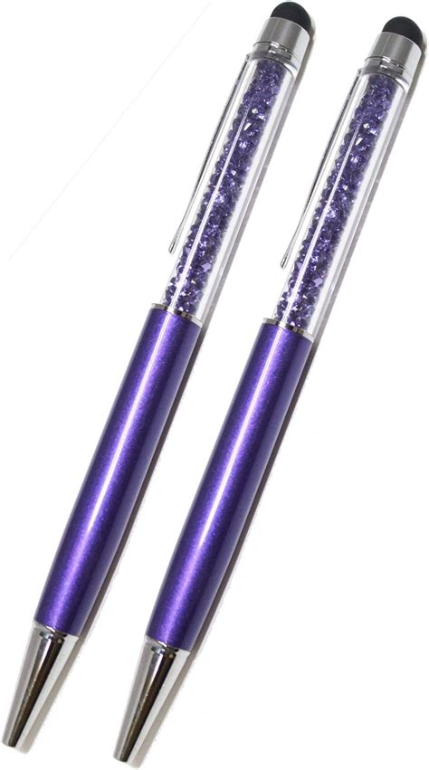 Purple Crystal Ballpoint Capacitive Android Doc