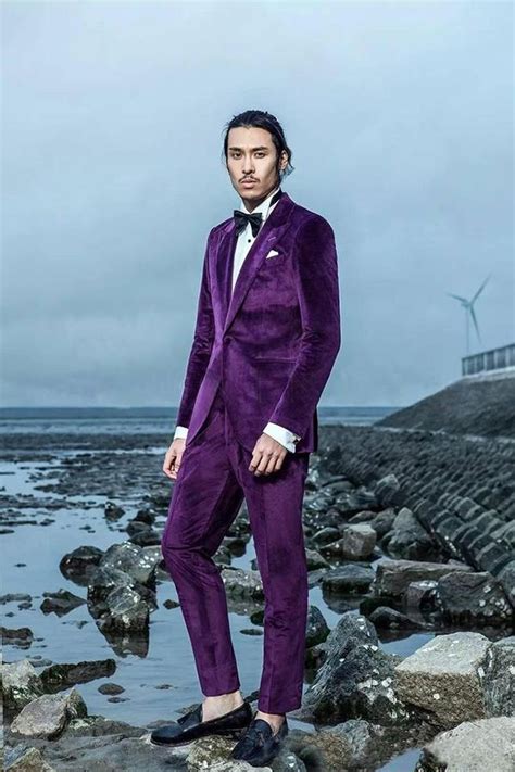 Purple Velvet Suit: