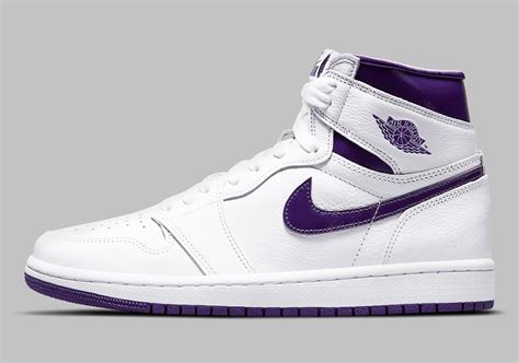 Purple and White Jordan 1