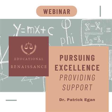 Pursuing Excellence in Academics