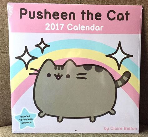 Pusheen Cat 2017 Wall Calendar PDF