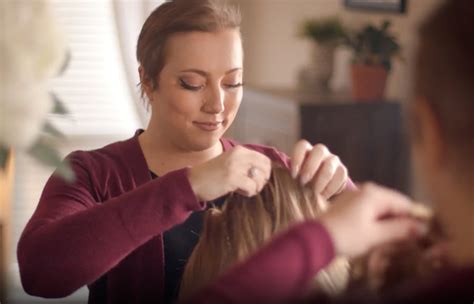 Putting on a Wig