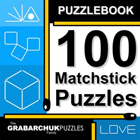 Puzzlebook 100 Matchstick Puzzles hands-on and interactive Doc