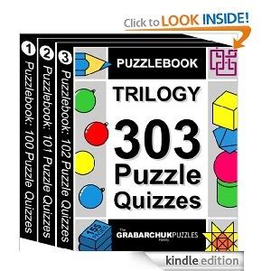 Puzzlebook Trilogy 303 Puzzle Quizzes color and interactive PDF