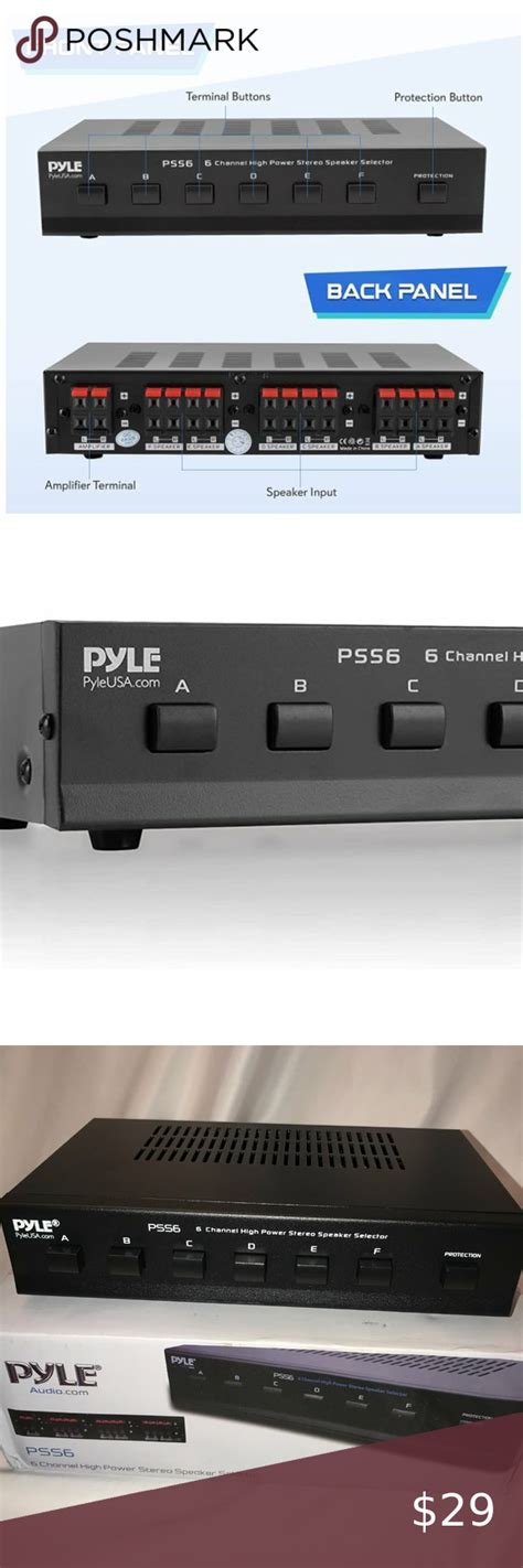 Pyle PSS6 6 Channel Speaker Selector Epub