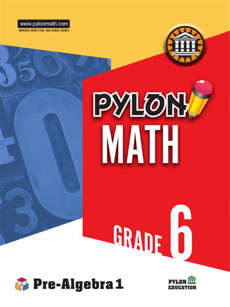 Pylon Math Grade 6 Pre-Algebra I Kindle Editon