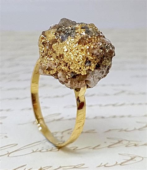 Pyrite Crystal Ring: Unlock the Power of Fool's Gold