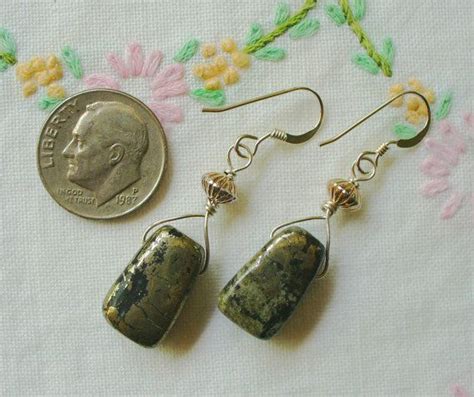 Pyrite Earrings: Shimmering with Fool's Gold and Abundant Benefits