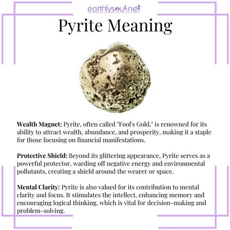 Pyrite Stone Meaning: Unraveling Its Mystical Allure