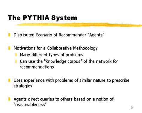 Pythia system