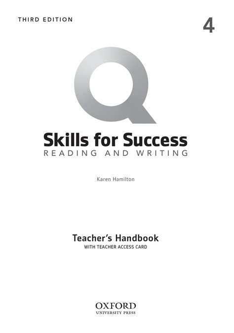 Q SKILLS FOR SUCCESS 4 ANSWER KEY Ebook PDF