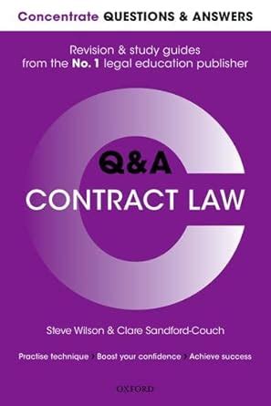 Q and A Revision Guide Law of Contract 2013 and 2014 Questions and Answers PDF