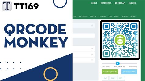 QR Code Monkey Menus: