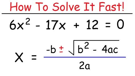 Quadratic Formula Answers Doc