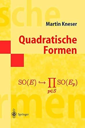 Quadratische Formen Reprint, German Edition Epub