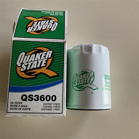 Quaker State Oil Filter Catalog