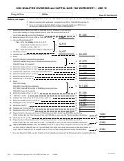 Qualified Dividends Worksheet: A Comprehensive Guide