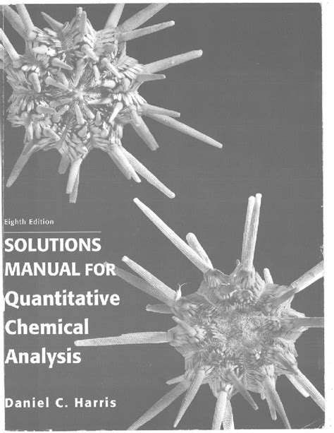 Qualitative Chemical Analysis Harris Solution Manual 7th Kindle Editon