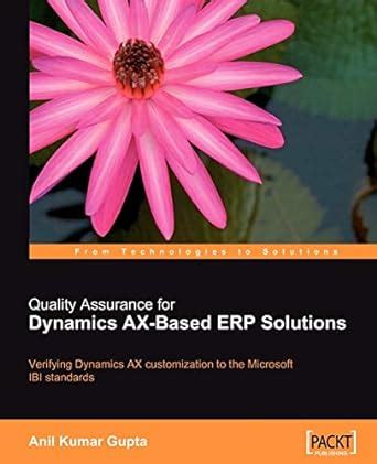 Quality Assurance For Dynamics Ax Based Erp Solutions Epub