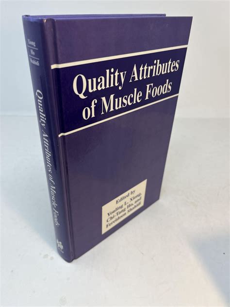 Quality Attributes of Muscle Foods 1st Edition Epub