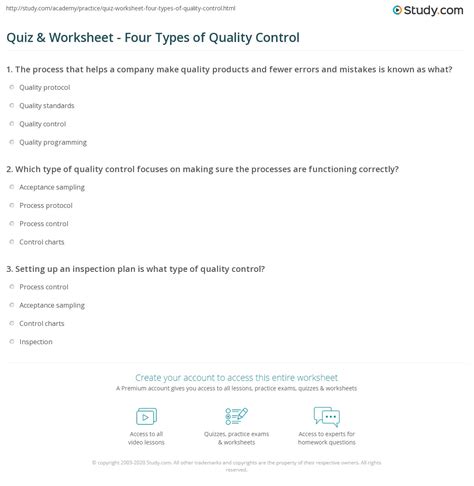 Quality Control Quiz Questions Answers Epub