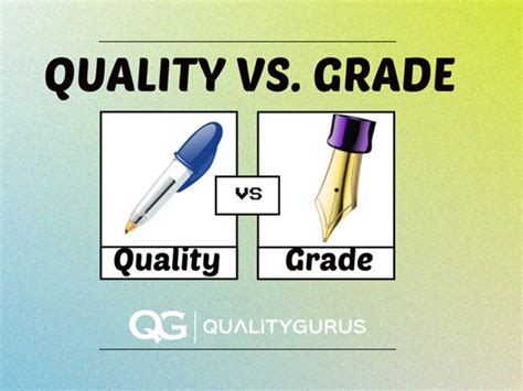 Quality and Grade: