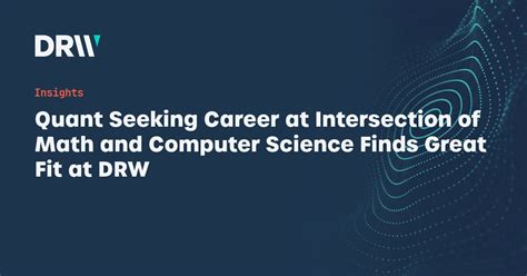 Quant Researcher: A Lucrative Career Intersecting Finance, Math, and Computing