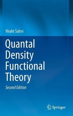 Quantal Density Functional Theory 1st Edition Kindle Editon
