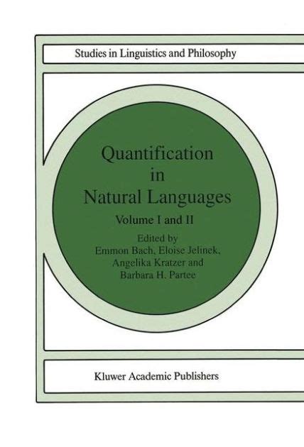 Quantification in Natural Languages 1st Edition Epub