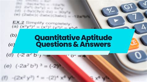 Quantitative Aptitude: