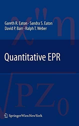 Quantitative EPR 1st Edition Kindle Editon