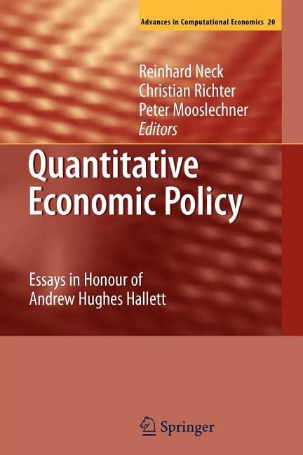 Quantitative Economic Policy Essays in Honour of Andrew Hughes Hallett 1st Edition Epub