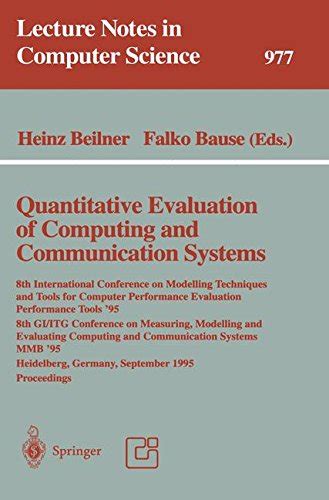 Quantitative Evaluation of Computing and Communication Systems 8th International Conference on Model PDF