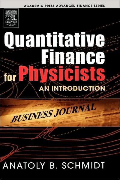 Quantitative Finance for Physicists An Introduction Epub